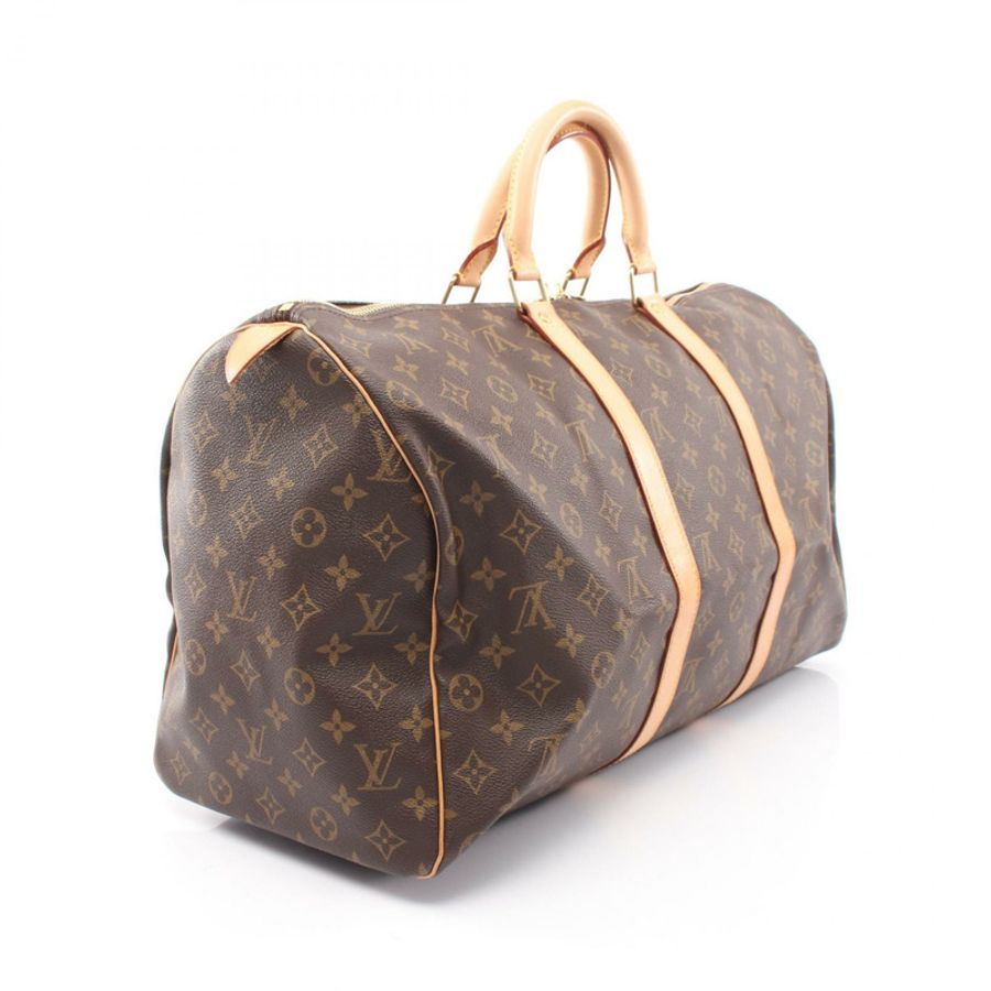 路易威登 Keepall 50 旅行手提包 M41426 Monogram 帆布皮革二手 LV-1
