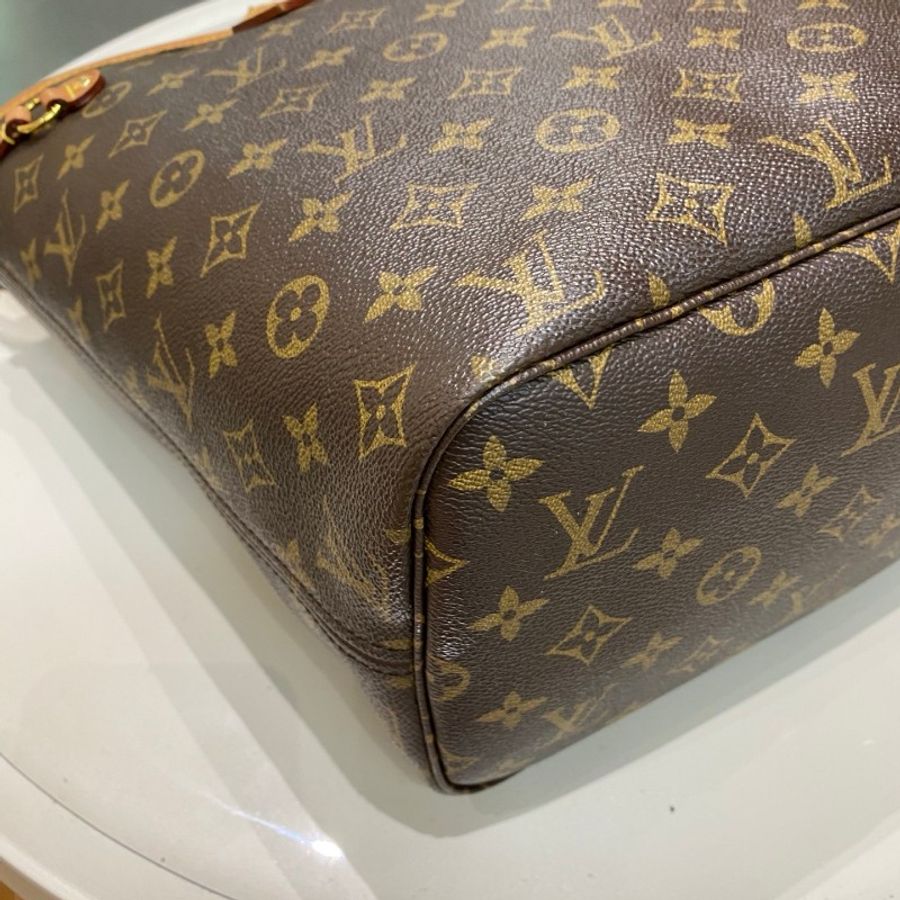 LV路易威登Neverfull老花中号米色内里托特包购物袋31.5*28*16-23