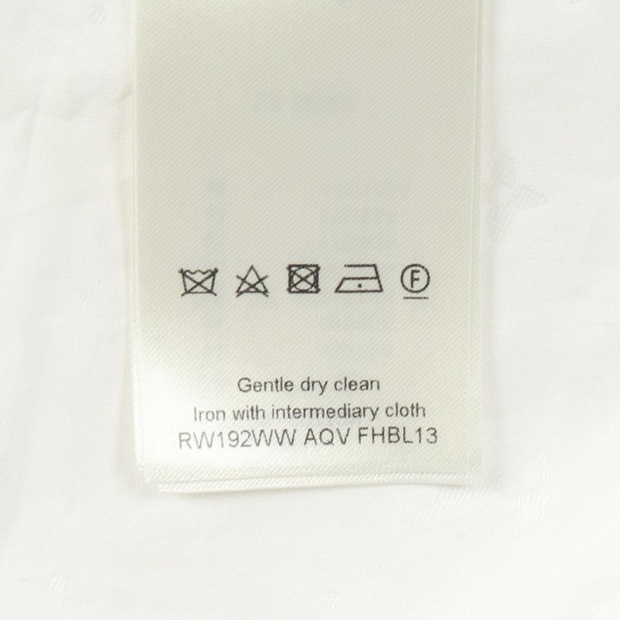 路易威登 Monogram 襯衫 #36 RW192WW AQV FHBL13 純棉 白色 二手 LV-5