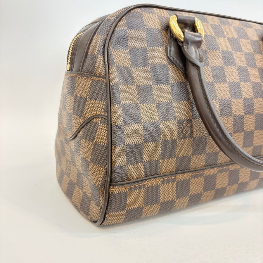 Louis Vuitton/路易威登棕棋盤格手提包-5