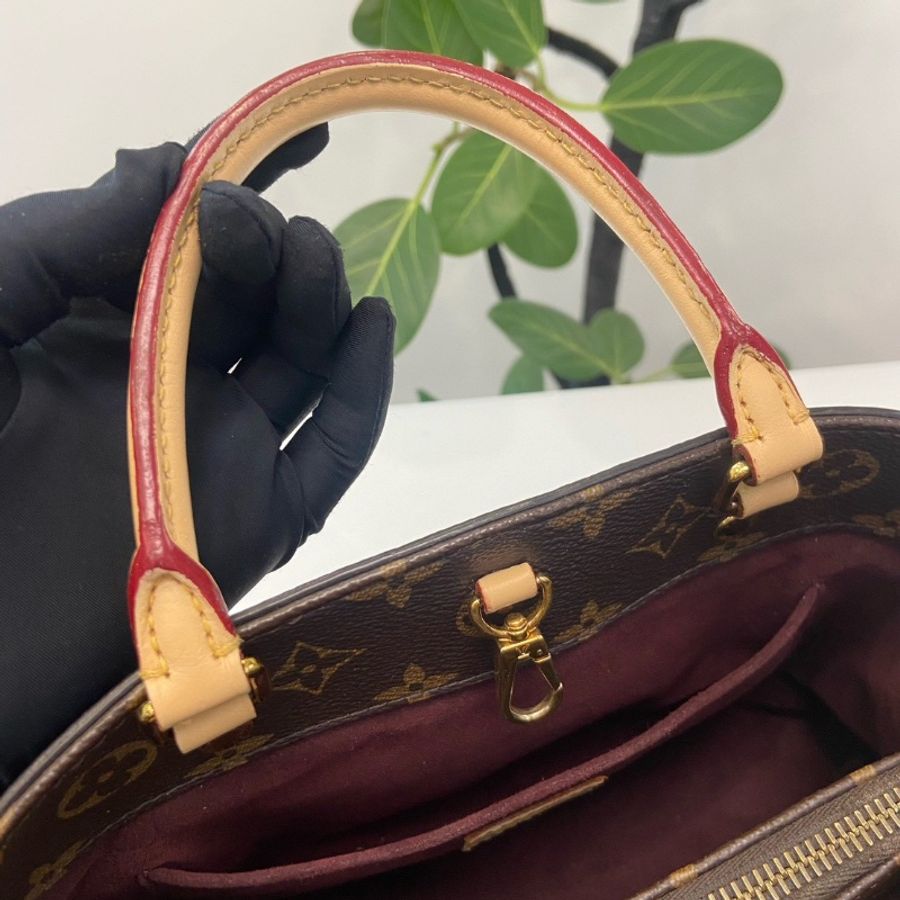 全配🤎✨#Lv #蒙田bb老花 #晶片款 #盒子塵袋購證背帶-20