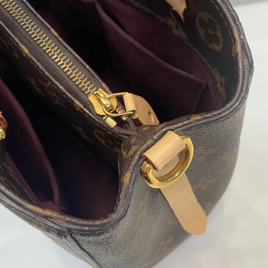 全配🤎✨#Lv #蒙田bb老花 #晶片款 #盒子塵袋購證背帶-26