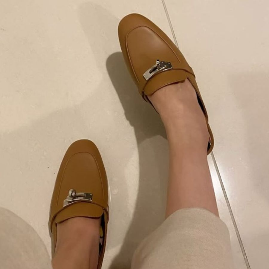 Hermes Oz Mule Gold x 玫瑰金-3