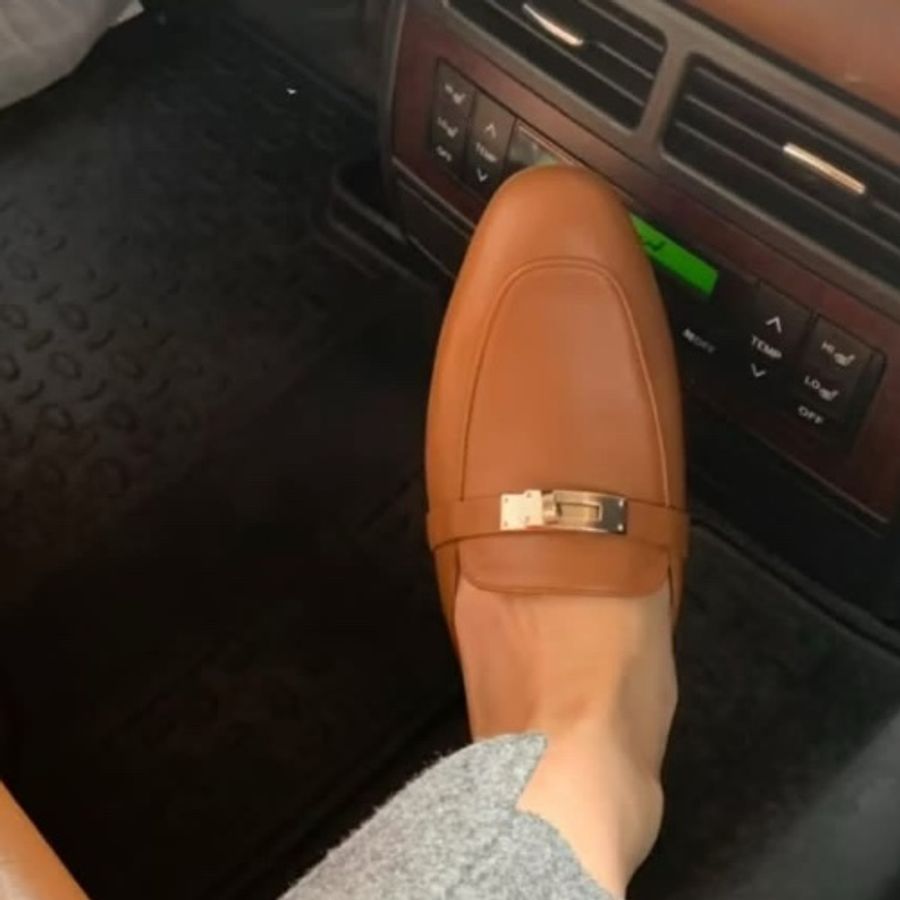 Hermes Oz Mule Gold x 玫瑰金-4