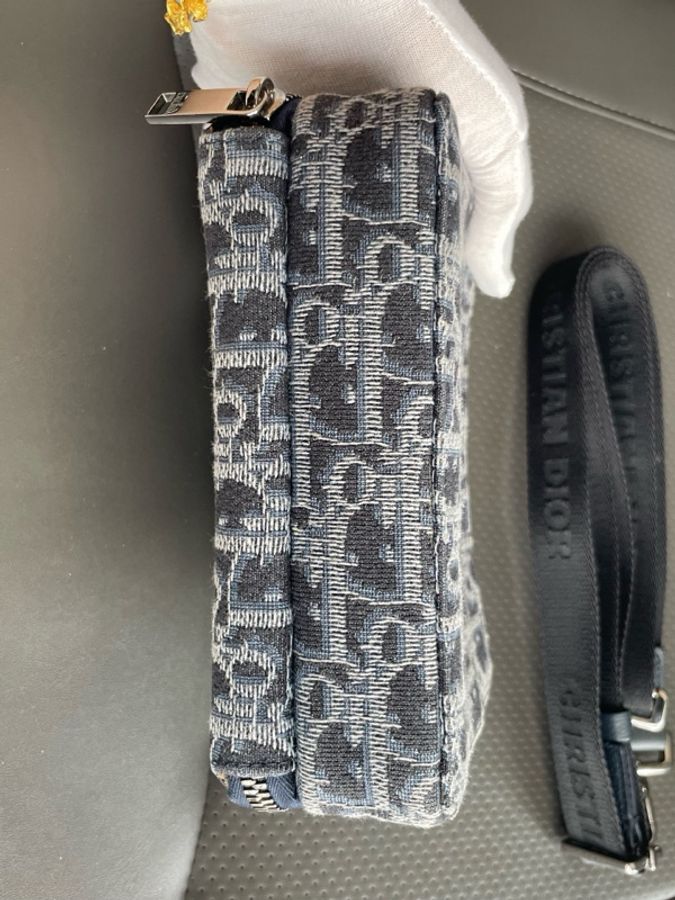 Dior 經典Oblique 老花相機包 寬織帶肩帶可調節 男女通用 簡約工裝風 隨身收納手機卡包超合適尺寸17*12-5