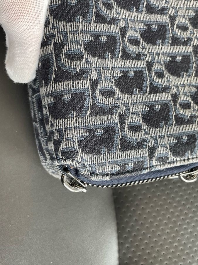 Dior 經典Oblique 老花相機包 寬織帶肩帶可調節 男女通用 簡約工裝風 隨身收納手機卡包超合適尺寸17*12-8