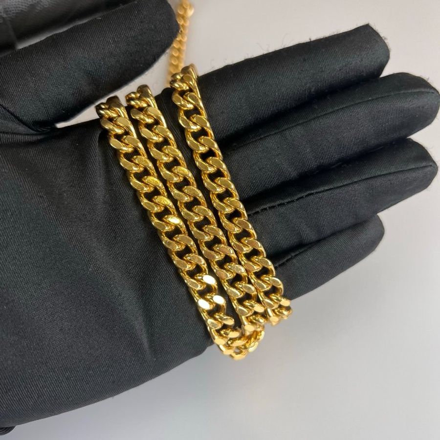 YSL 600195 黑金菱形絎縫縫線側肩包-9