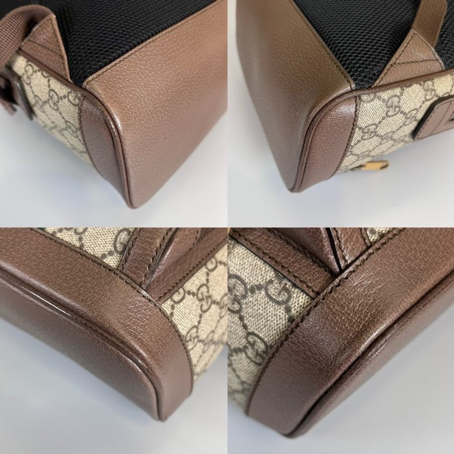 GUCCI 547965 Ophidia 老花綠紅綠後背包-9