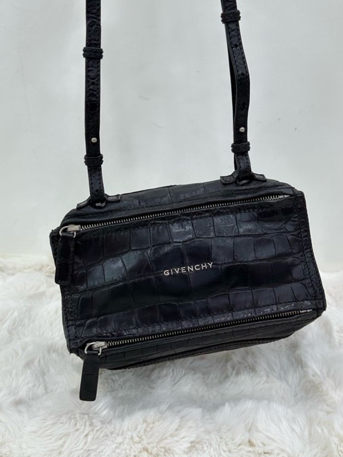 Givenchy 藍色 潘朵拉盒子斜背包-5