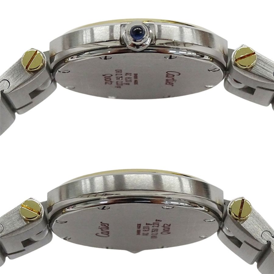 卡地亞女士腕錶,Santos Vendôme SM,石英機芯,不鏽鋼(SS),黃金(YG),型號 84041488。-2