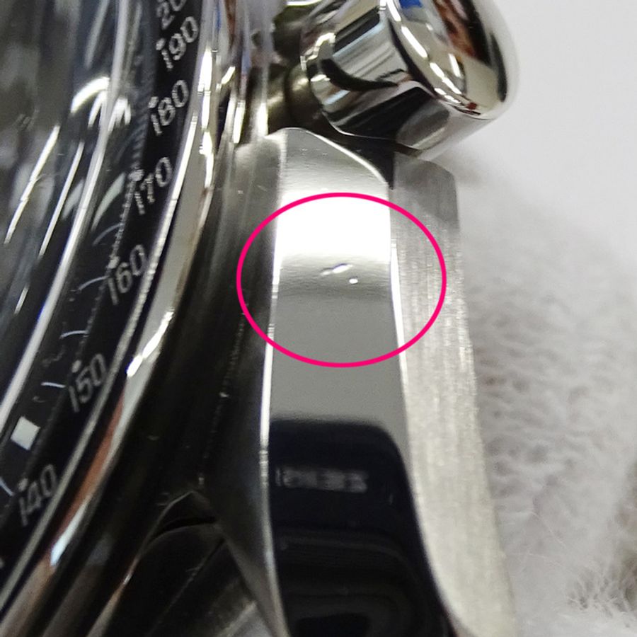 歐米茄超霸ST145.0022男士腕錶,品牌:專業,手動上鍊,不鏽鋼(SS),銀色和黑色。-11