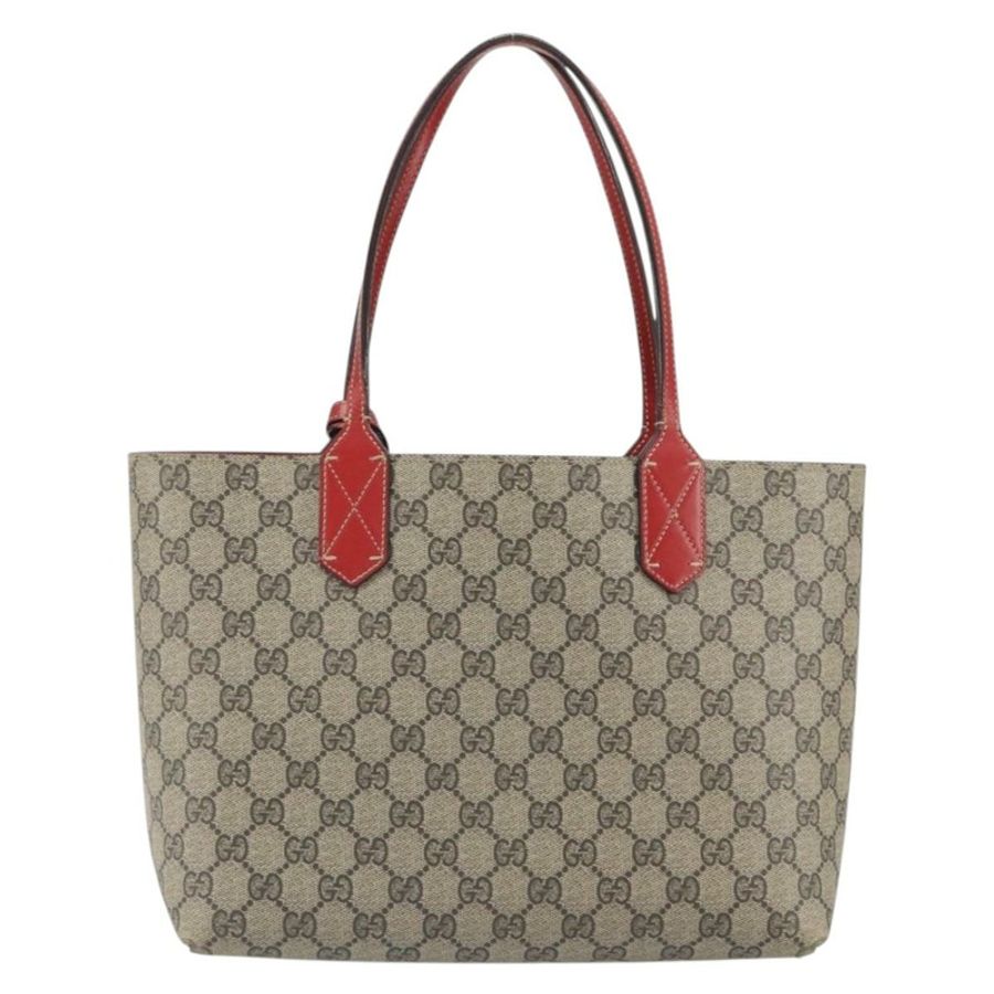 【日本直送】GUCCI GG Supreme 托特包 PVC 米色 372613 正品 166129-1