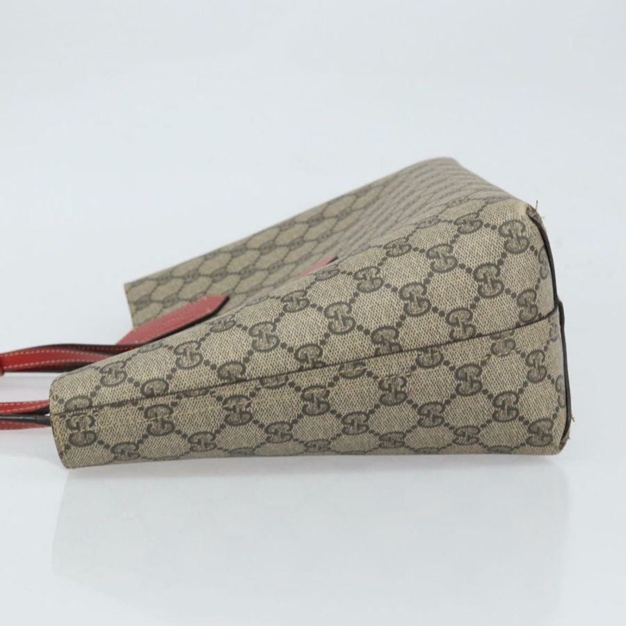 【日本直送】GUCCI GG Supreme 托特包 PVC 米色 372613 正品 166129-3