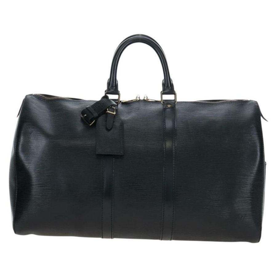 【日本直送】路易威登 Epi Keepall 45 波士頓包 黑色 M42972 LV 正品 191863V-12