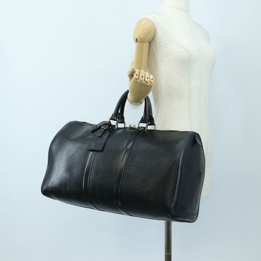 【日本直送】路易威登 Epi Keepall 45 波士頓包 黑色 M42972 LV 正品 191863V-22