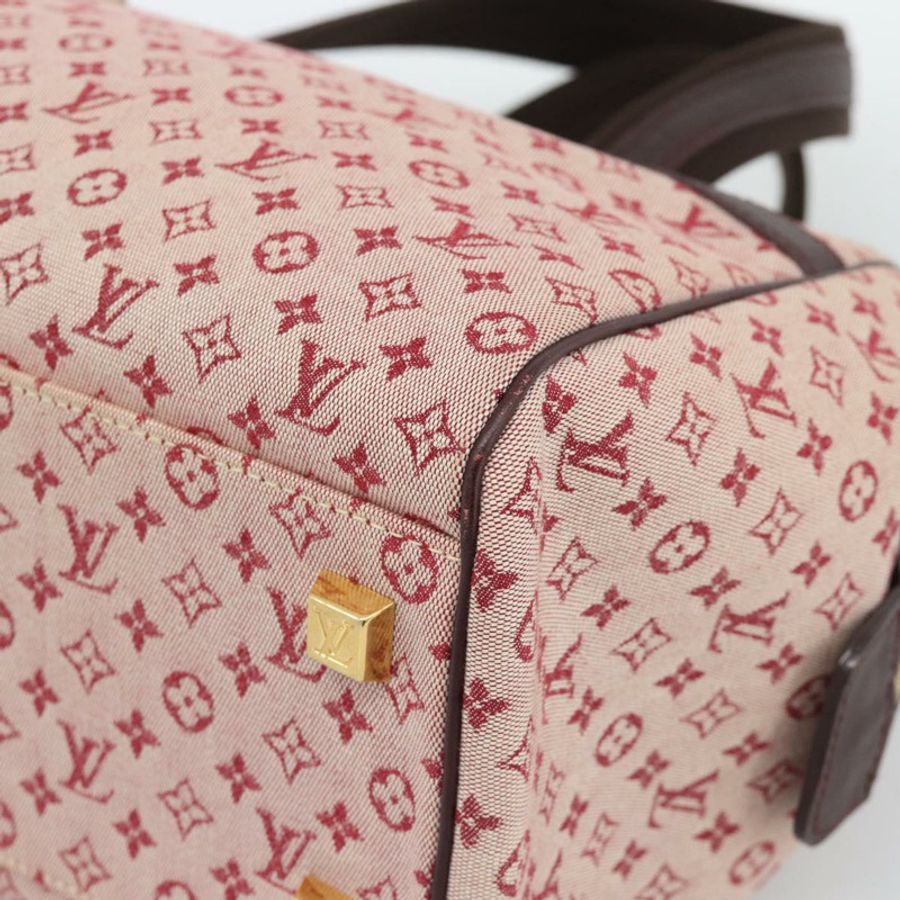 【日本直送】路易威登 Monogram Mini Josephine GM 手提包 紅色 M92213 LV Auth 193147A-8
