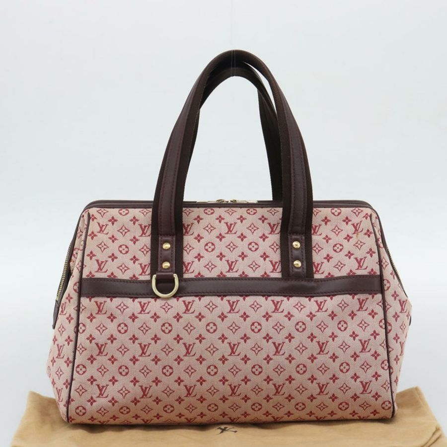 【日本直送】路易威登 Monogram Mini Josephine GM 手提包 紅色 M92213 LV Auth 193147A-11