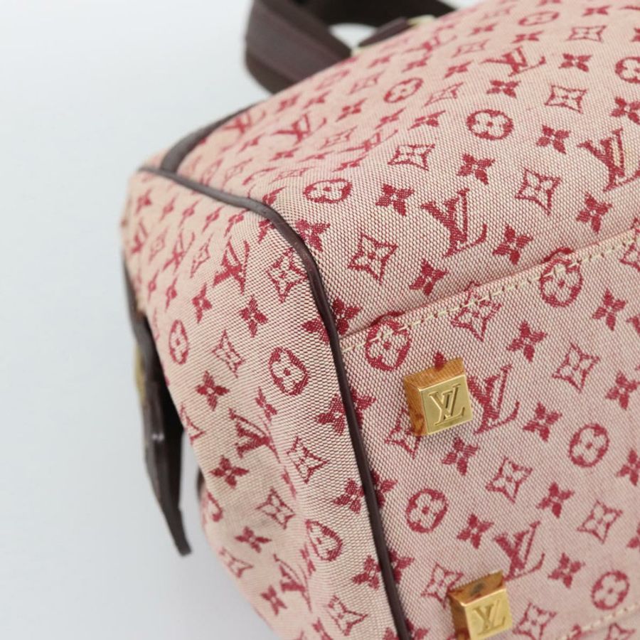 【日本直送】路易威登 Monogram Mini Josephine GM 手提包 紅色 M92213 LV Auth 193147A-13