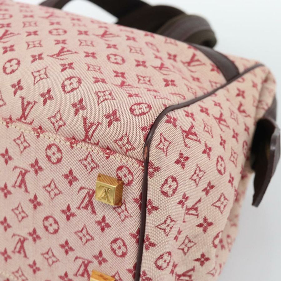 【日本直送】路易威登 Monogram Mini Josephine GM 手提包 紅色 M92213 LV Auth 193147A-14