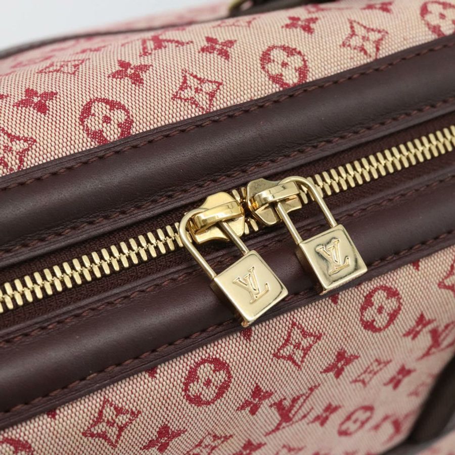 【日本直送】路易威登 Monogram Mini Josephine GM 手提包 紅色 M92213 LV Auth 193147A-16