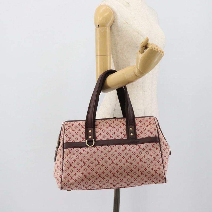 【日本直送】路易威登 Monogram Mini Josephine GM 手提包 紅色 M92213 LV Auth 193147A-22
