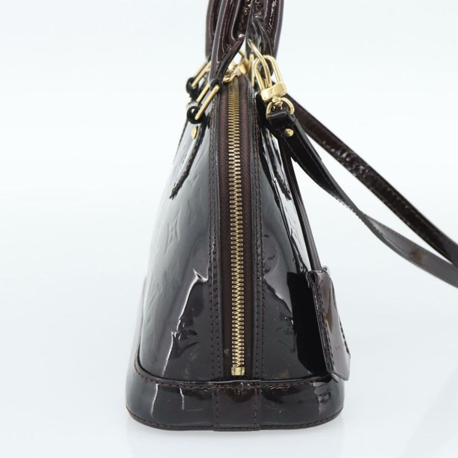 【日本直送】路易威登 Monogram Vernis Alma BB 手提包 Amarante M91678 LV Auth ka5391-2