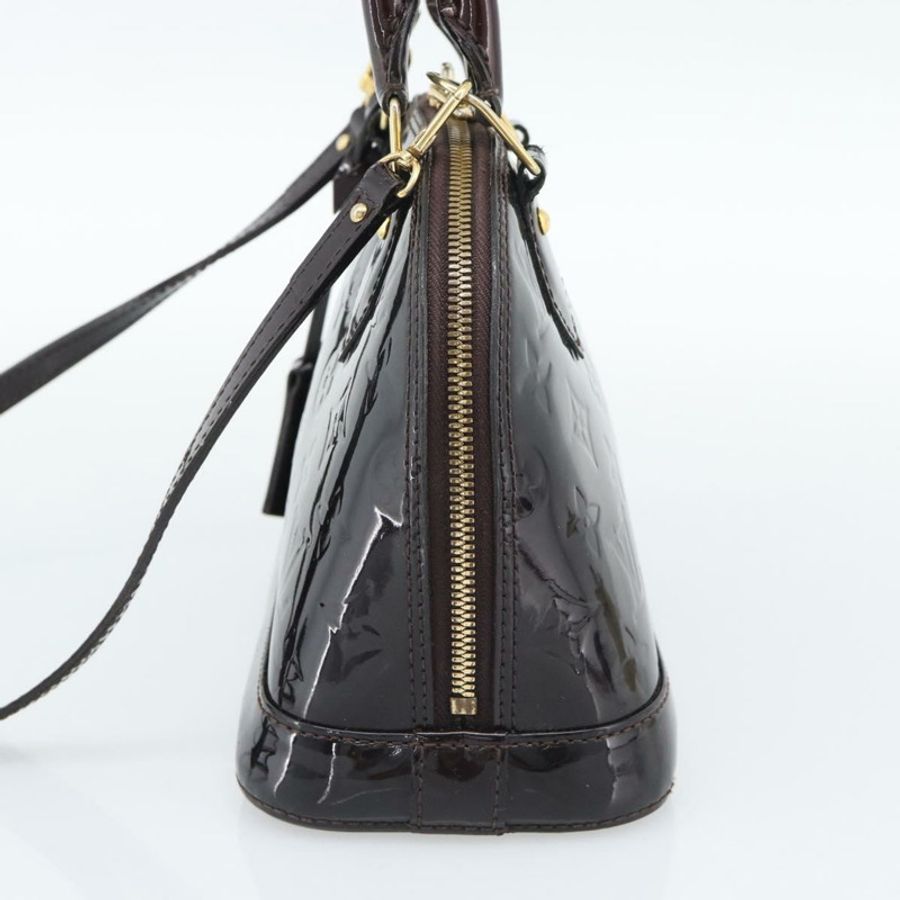 【日本直送】路易威登 Monogram Vernis Alma BB 手提包 Amarante M91678 LV Auth ka5391-3