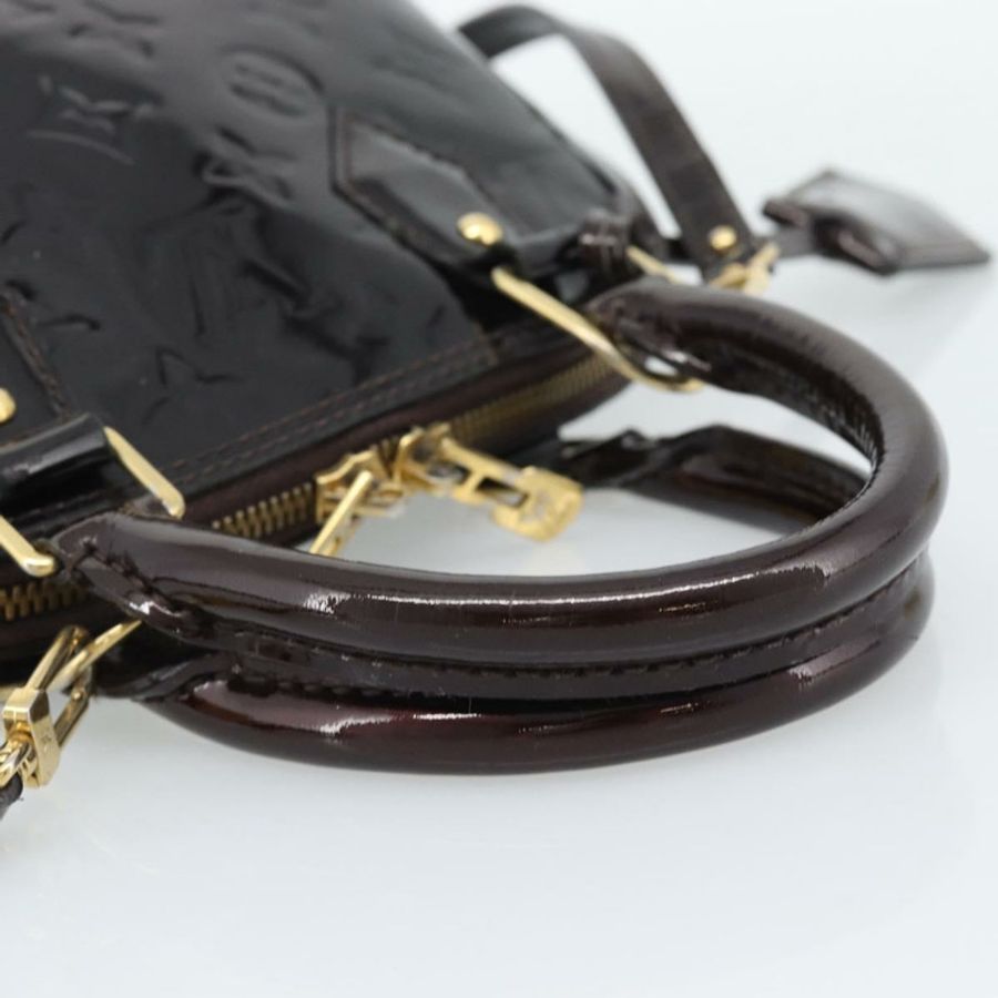 【日本直送】路易威登 Monogram Vernis Alma BB 手提包 Amarante M91678 LV Auth ka5391-6