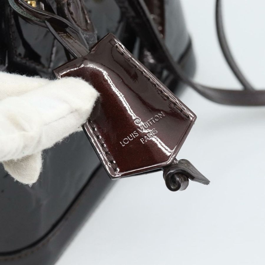 【日本直送】路易威登 Monogram Vernis Alma BB 手提包 Amarante M91678 LV Auth ka5391-8