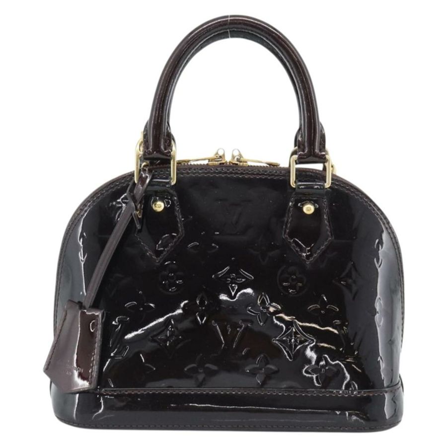 【日本直送】路易威登 Monogram Vernis Alma BB 手提包 Amarante M91678 LV Auth ka5391-12