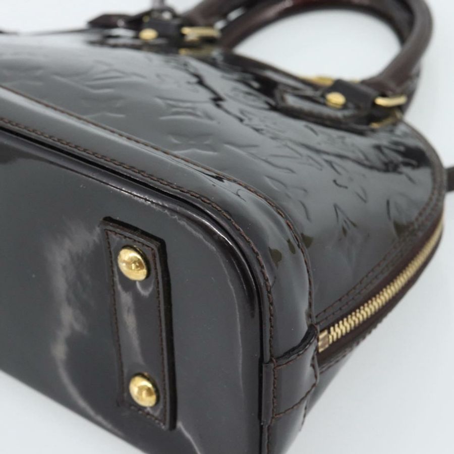 【日本直送】路易威登 Monogram Vernis Alma BB 手提包 Amarante M91678 LV Auth ka5391-15