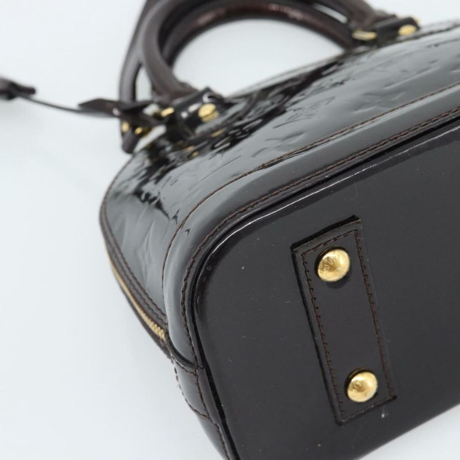 【日本直送】路易威登 Monogram Vernis Alma BB 手提包 Amarante M91678 LV Auth ka5391-16