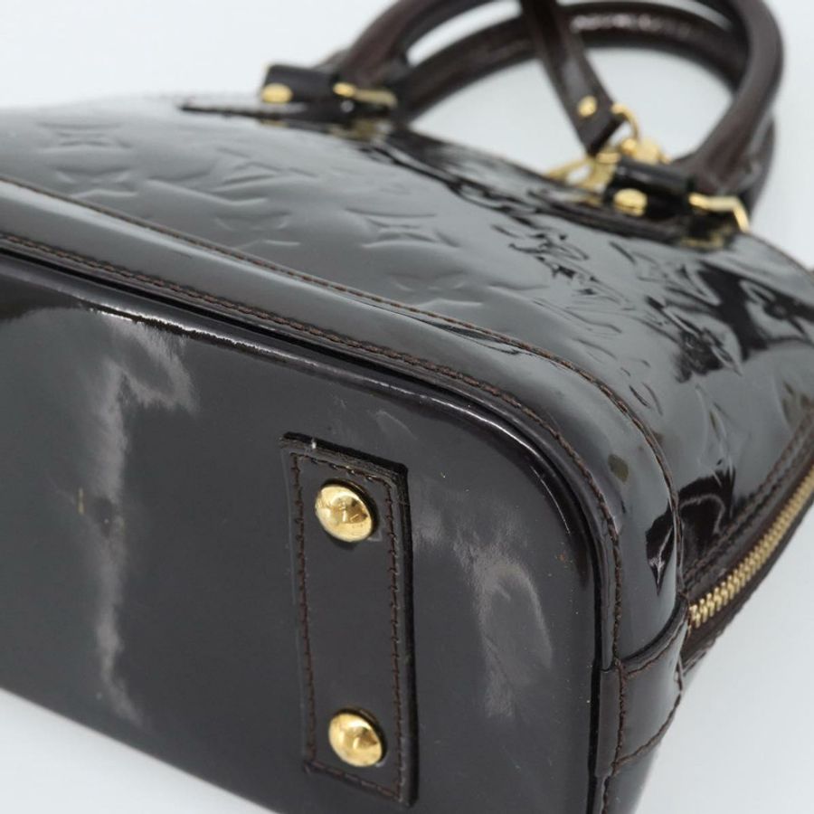 【日本直送】路易威登 Monogram Vernis Alma BB 手提包 Amarante M91678 LV Auth ka5391-17
