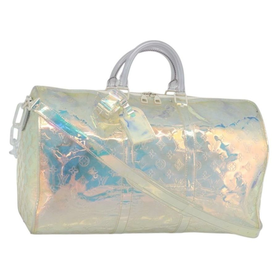 【日本直送】路易威登 Monogram Prism Keepall Bandouliere 50 透明旅行包 M53271 LV Auth ka5430M-0