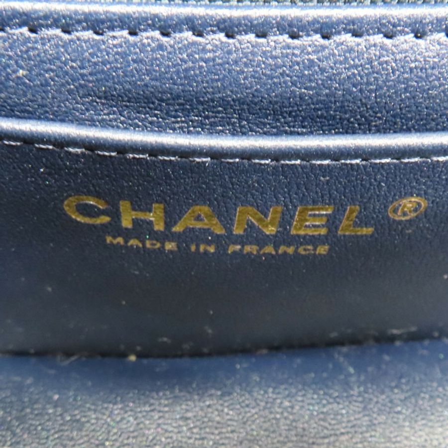 藍色 丹寧布 COCO 20 肩背包 A69900【CHANEL 香奈兒】 A69900-5