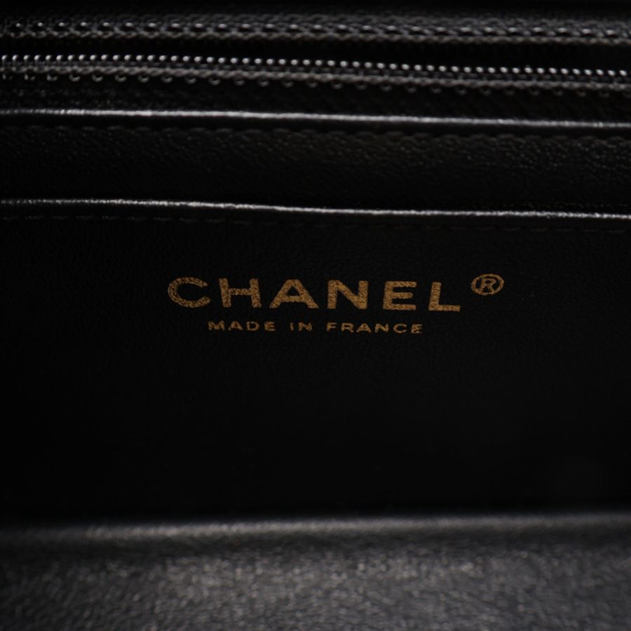 黑色 菱格紋 牛皮 2.55 Mini 鍊帶 肩背包【CHANEL 香奈兒】 AS0874-4