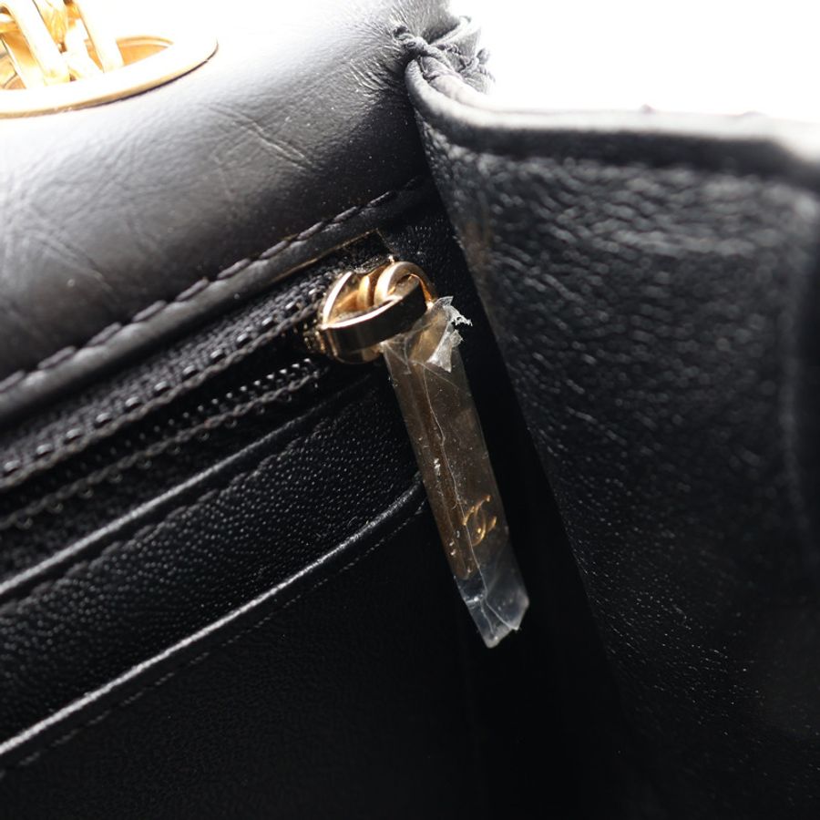 黑色 菱格紋 牛皮 2.55 Mini 鍊帶 肩背包【CHANEL 香奈兒】 AS0874-11