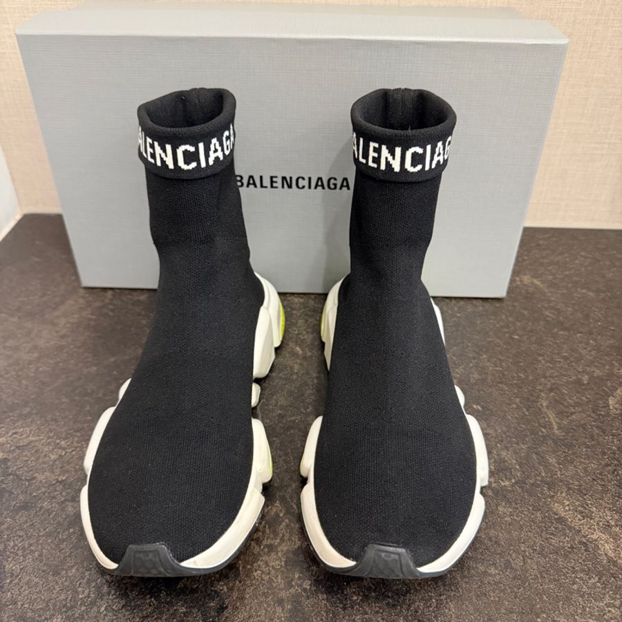 BALENCIAGA黑色襪靴短靴-0