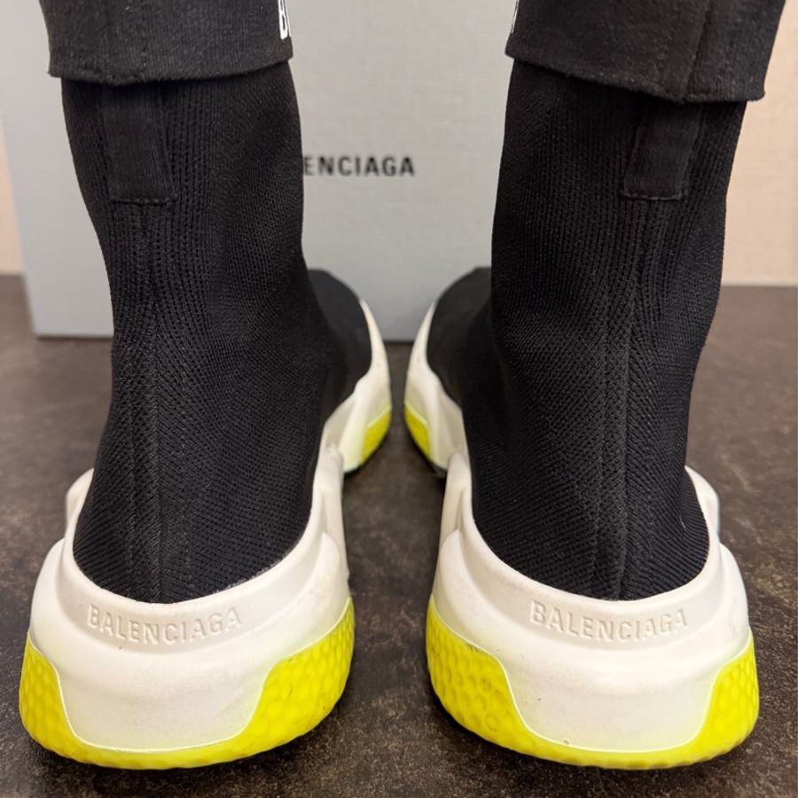 BALENCIAGA黑色襪靴短靴-2