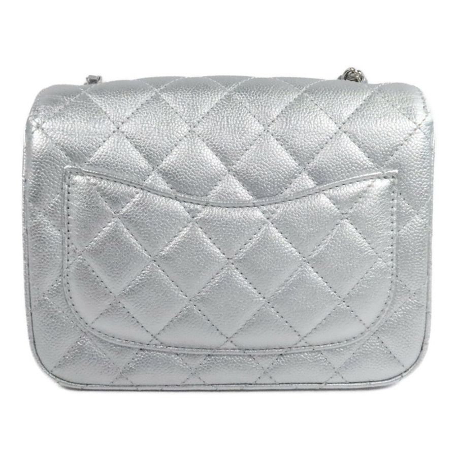 CHANEL 牛皮皮革Mini Classic 17鏈帶肩背袋-1