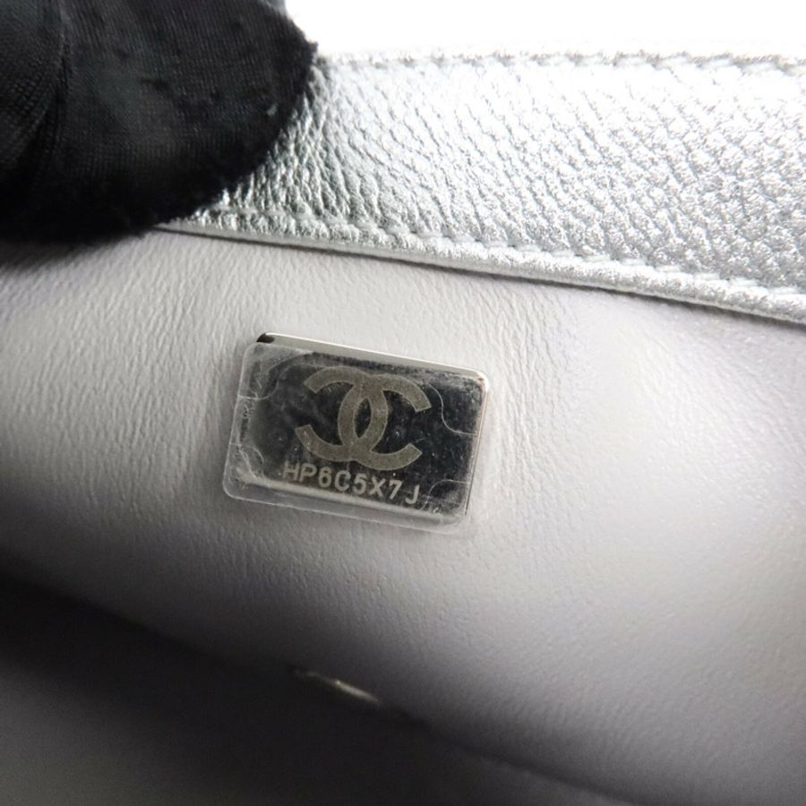 CHANEL 牛皮皮革Mini Classic 17鏈帶肩背袋-5