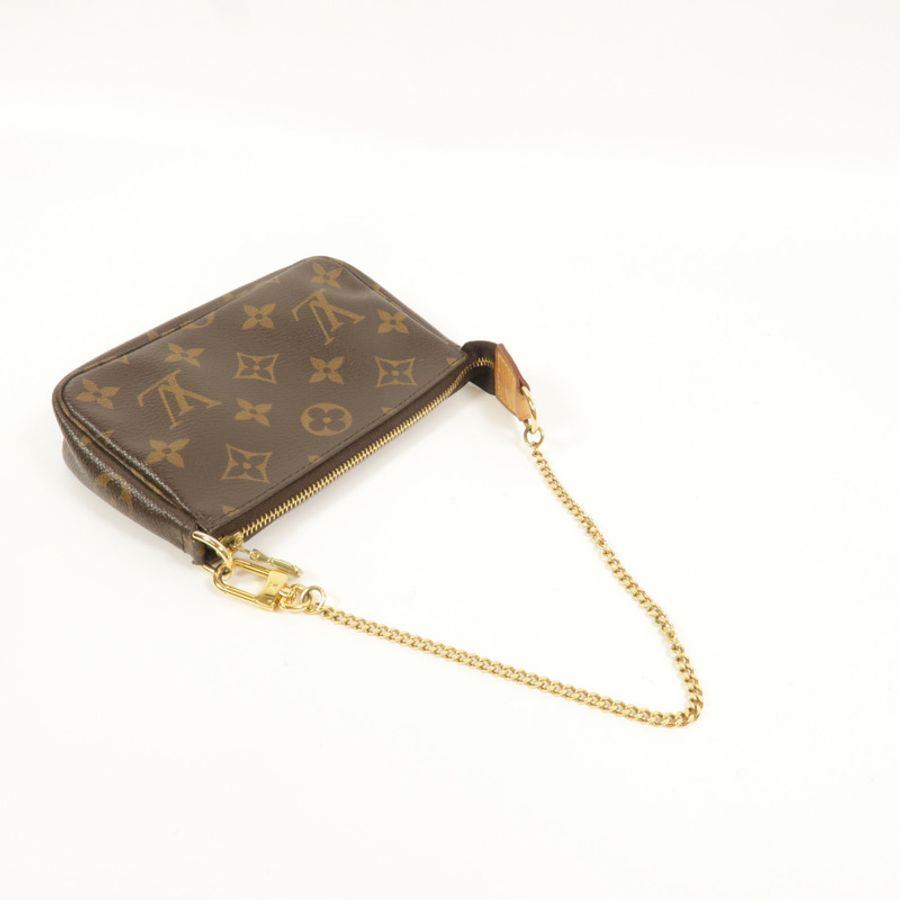 LOUIS VUITTON Monogram Mini Pochette Accessoires手挽袋-7