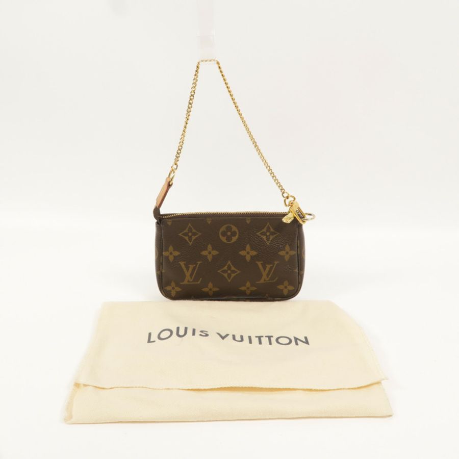 LOUIS VUITTON Monogram Mini Pochette Accessoires手挽袋-8