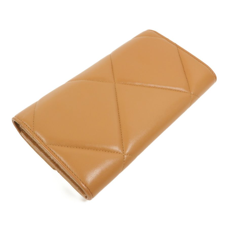 CHANEL 羊皮皮革C19 Long Wallet長錢包-5