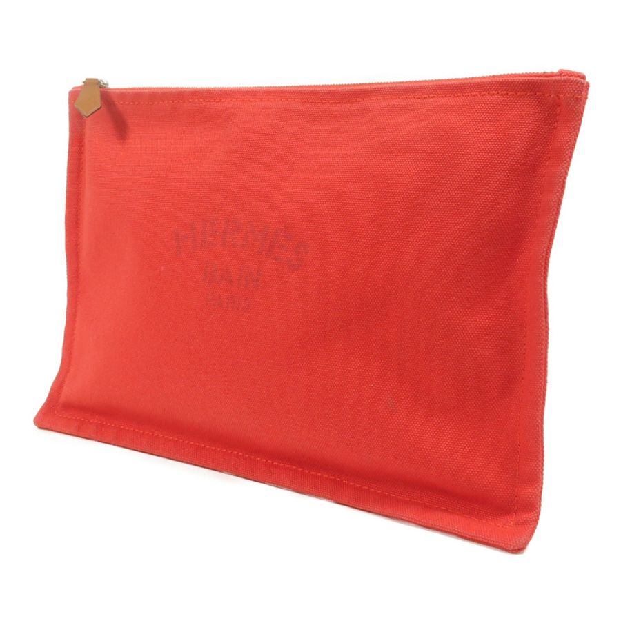 HERMES 帆布Yachting GM Pouch手拿包-2