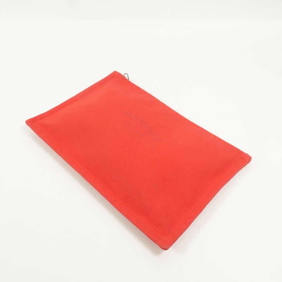 HERMES 帆布Yachting GM Pouch手拿包-4