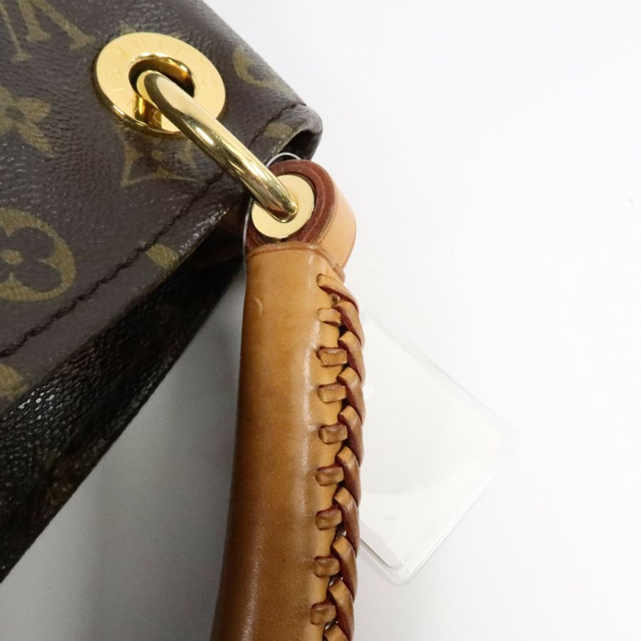 LOUIS VUITTON Monogram Artsy MM肩背袋-6