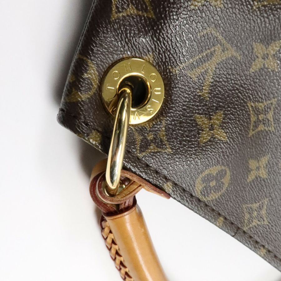 LOUIS VUITTON Monogram Artsy MM肩背袋-24