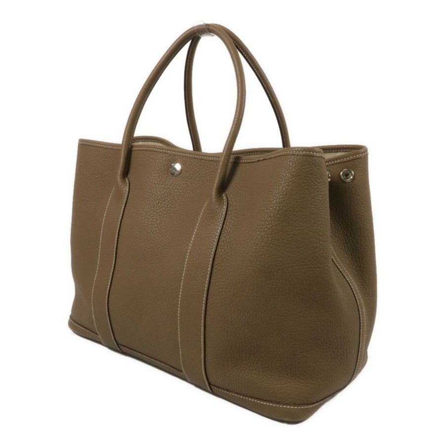 HERMES Clemence皮革GardenParty PM手挽袋-1