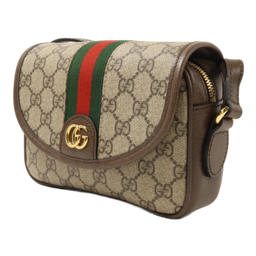 GUCCI 塗層帆布Ophidia GG Mini Shoulder Bag肩背袋-2